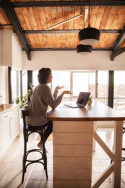 working from home